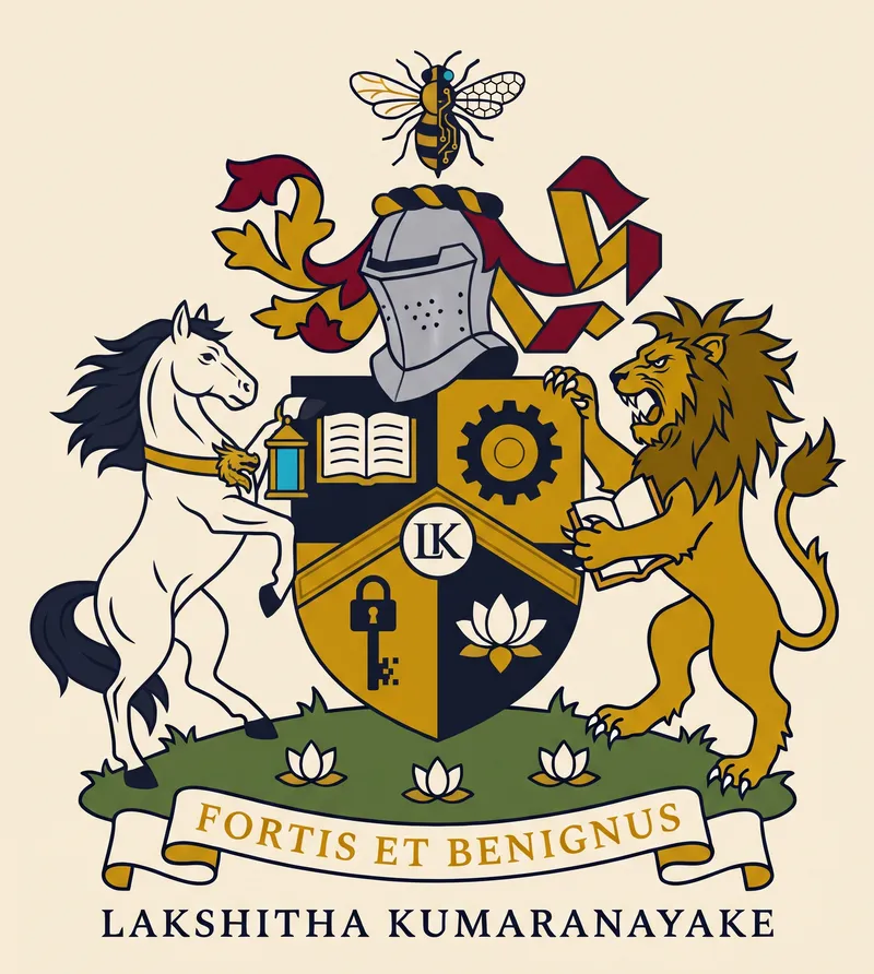 Coat of arms of Lakshitha Kumaranayake